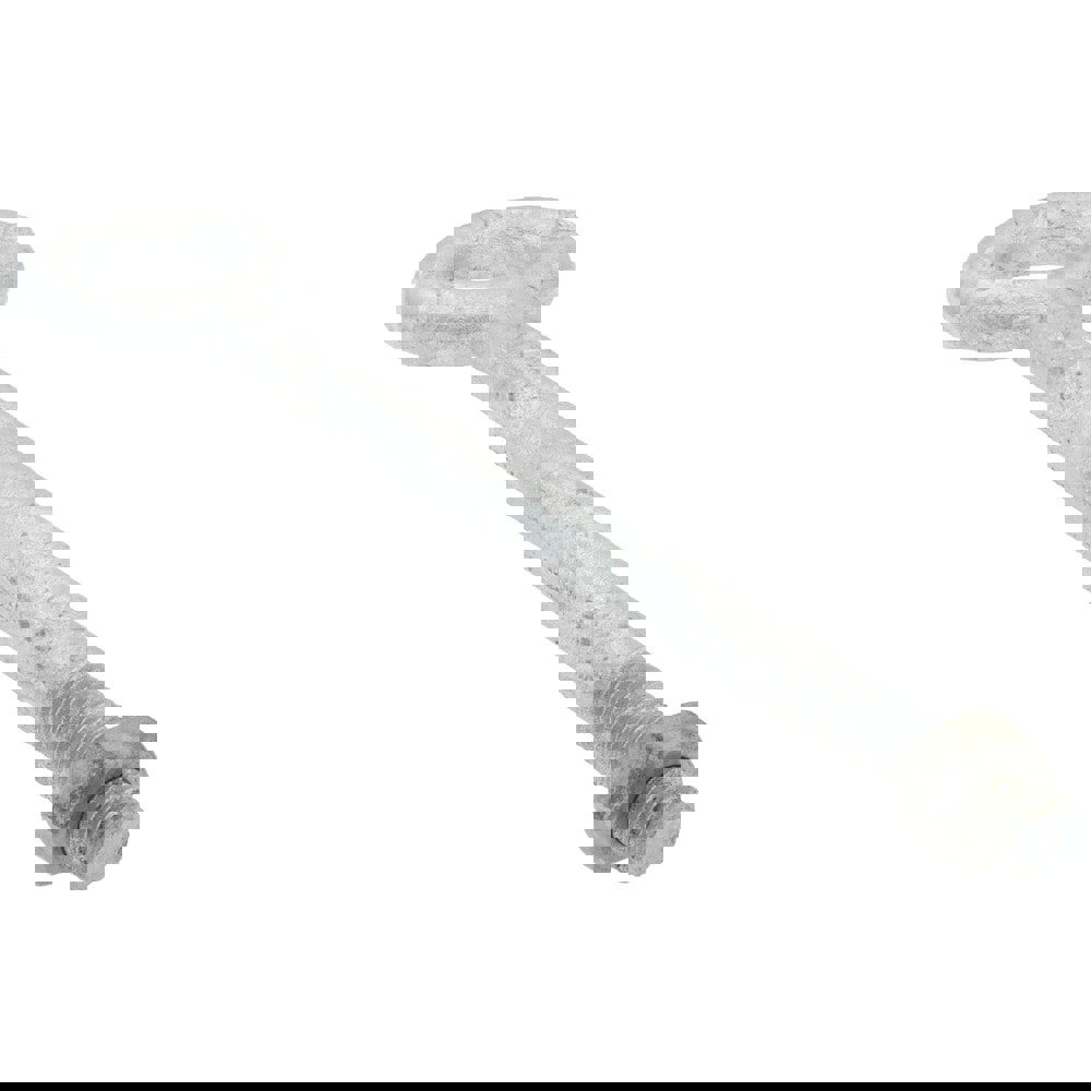 Fixed Lifting Eye Bolt: Without Shoulder, 1,200 lb Capacity, 3/8-16 Thread, Grade 1030 Steel